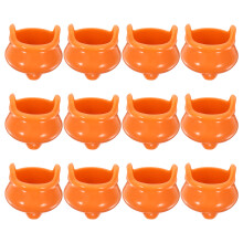 36Pcs Lightweight Plastic Witch Candy Buckets Orange Halloween Decor