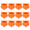 36Stk Halloween Candy Bucket Orange Party 1