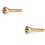 2pcs Trumpet Replacement Copper Trumpet (Golden) 6