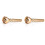 2pcs Trumpet Replacement Copper Trumpet (Golden) 2