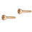 2pcs Trumpet Replacement Copper Trumpet (Golden) 4