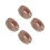 4Pcs Solid Coffee Wood Edge Guard Strip Precision Cut for Home Use 10