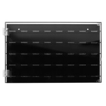 Compact Black Acrylic Guitar Pick Display & Organizer Case