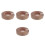 4Pcs Solid Coffee Wood Edge Guard Strip Precision Cut for Home Use 5