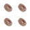 4Pcs Solid Coffee Wood Edge Guard Strip Precision Cut for Home Use 9