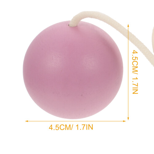 wood kendama toy for coordination and hand skill exercise game 1