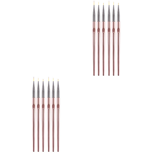 4Sets Nail Art Liner Pink Feiner Nail Design 2