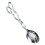 2Pcs Silver Barbecue Tong Food Clamp Ergonomic Handle for Kitchen Use 1