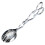 2Pcs Silver Barbecue Tong Food Clamp Ergonomic Handle for Kitchen Use 2