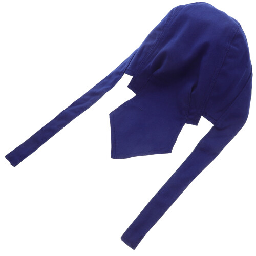 2Pcs Blue Cotton Welding Do Rag Adjustable Breathable Safety Head Wrap 2