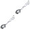2Pcs Silver Barbecue Tong Food Clamp Ergonomic Handle for Kitchen Use 8