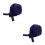 2Pcs Blue Cotton Welding Do Rag Adjustable Breathable Safety Head Wrap 7