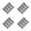 Black PVC Adhesive Warning Stickers for Home and Office Security 4