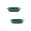2Pièces Plateau Vert En Céramique Pour Four Usage 7