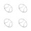 4Pcs 8 Inch Subwoofer Cover Silver Iron Speaker Protective Grill 6