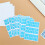 30Pcs Blue Stickers Identification Markers for Office Wiring 6