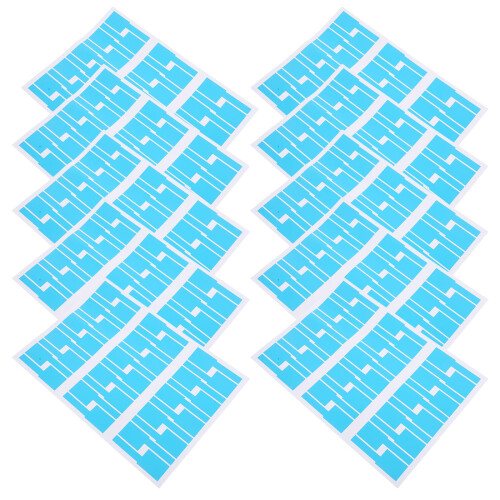 30Pcs Blue Stickers Identification Markers for Office Wiring