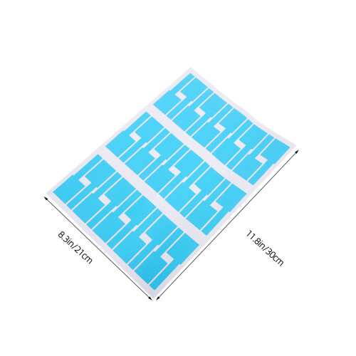 30Pcs Blue Stickers Identification Markers for Office Wiring 2