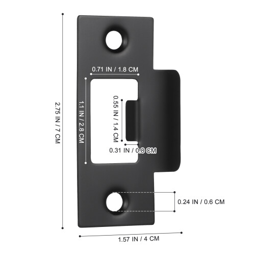 8 Pcs Deadbolt Strike Plates Door Reinforcement Kit 1