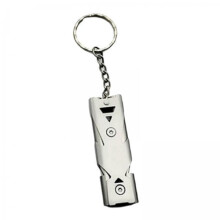 Emergency Whistle 3 Pack Dual Tone Audibility Outdoor Survival Loud Safety Whistle Gray