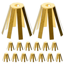 75Pcs Golden Brass Golf Shaft Adapter Shims for Stability and Control