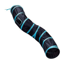 (As show, One size) Pxcl Indoor Cat Tunnel 1 Way Pet Play Tunnel Collapsible Tunnel Tube