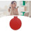 Compact Mirror with Crystal Clear Reflection, Foldable Design, Travel Pocket Makeup Mirror Red 2