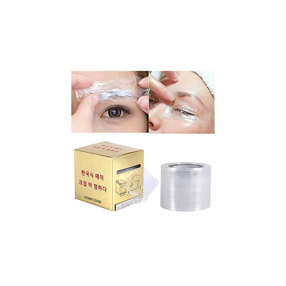 Permanent Eyebrow Wrap Film with SmudgeProof UltraThin Comfort Fit for Microblading Aftercare