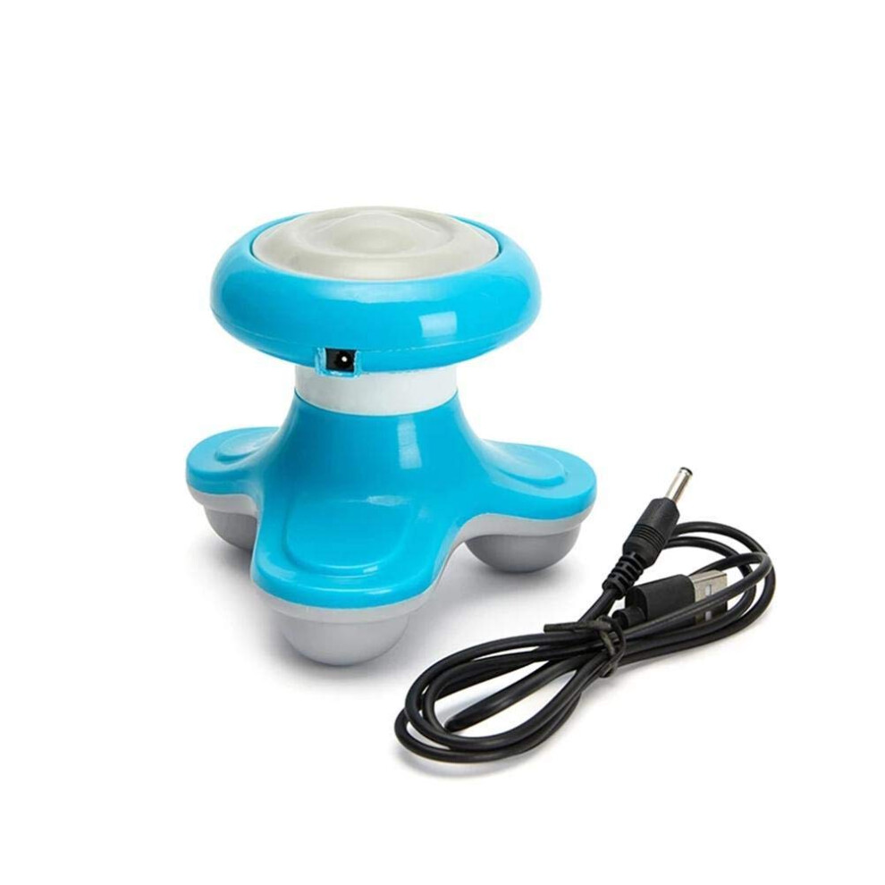 Electric Handheld Massager with Ergonomic Palm Fit, USB or Battery Powered for Muscle Relief
