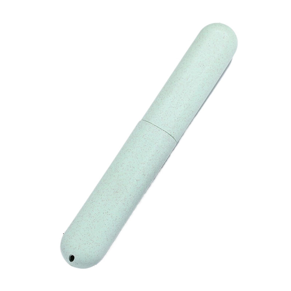 Green Ventilated Toothbrush Travel Case Pack Of 6 Â Compact Holder With Rounded Safety Edges For Travel