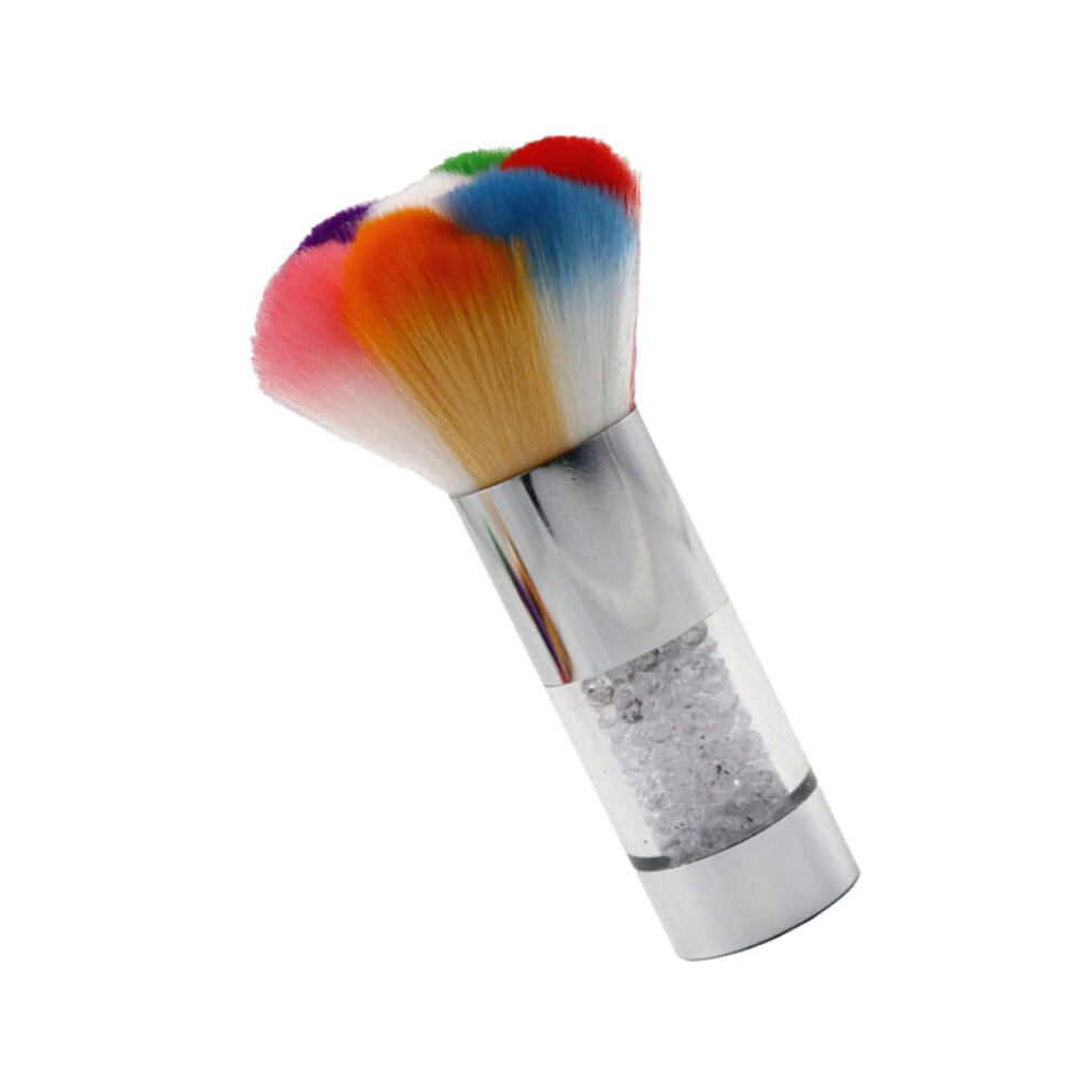 Nail Cleaning Brush with Soft Bristles for Manicure Dust Removal, Ergonomic Handle for Salon and Home