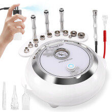 Diamond Microdermabrasion Machine 3 in 1 Professional Facial Device with 68cmHg Suction and 9 Tips