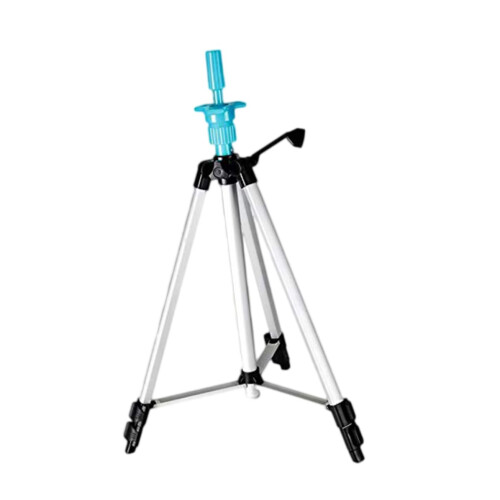 Adjustable Wig Stand Tripod with Tool Tray for Mannequin Head Styling and Display