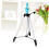 Adjustable Wig Stand Tripod with Tool Tray for Mannequin Head Styling and Display 5