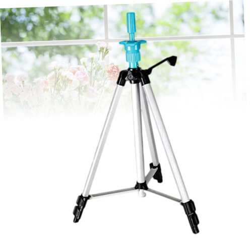 Adjustable Wig Stand Tripod with Tool Tray for Mannequin Head Styling and Display 2