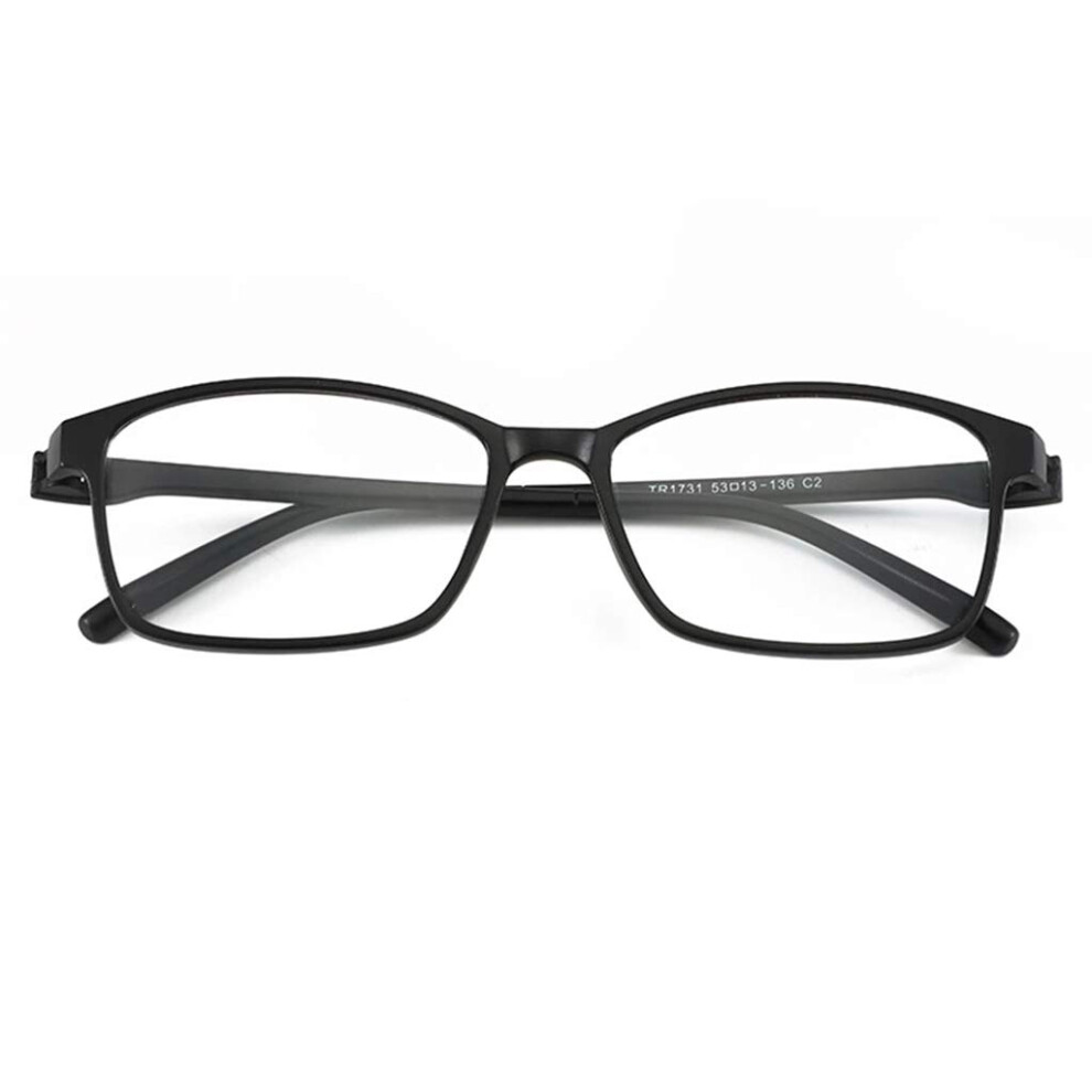 Blue Light Blocking Glasses for Computer Use, Ultralight Black Frame Retro Unisex Eyewear