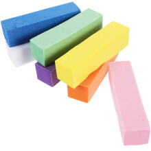 7Pcs Colorful Nail Buffer Block and File Set Elasticity for Smooth Nails Home or Salon Use