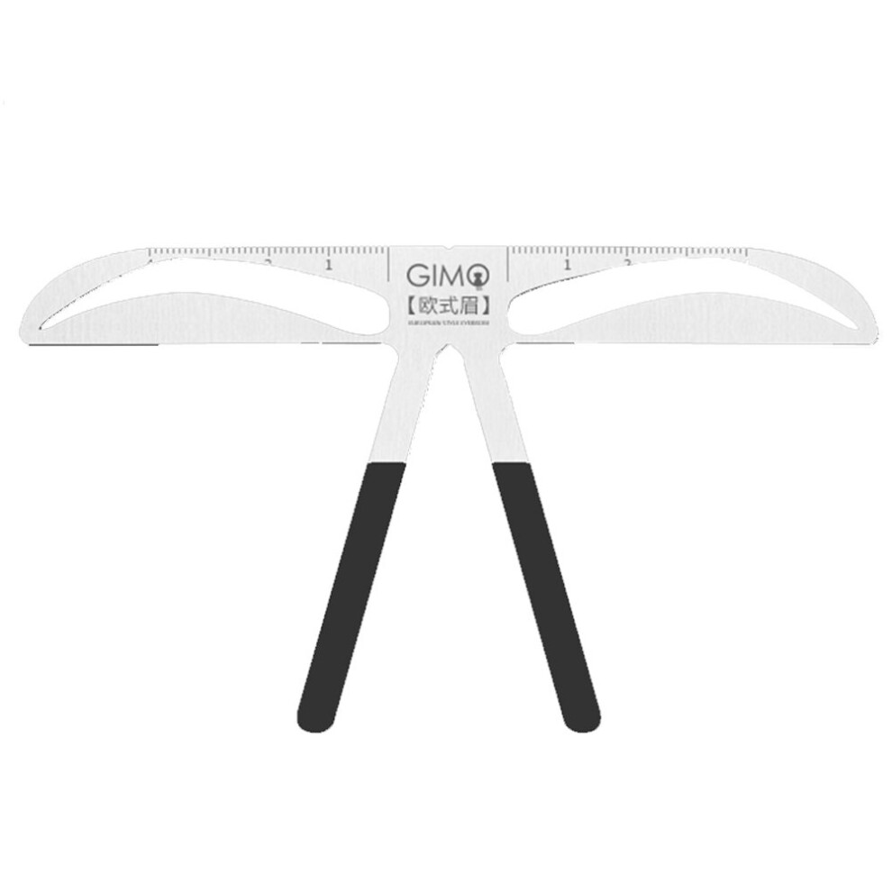 Stainless Steel Eyebrow Caliper for Accurate Brow Measurement Permanent Makeup and Microblading