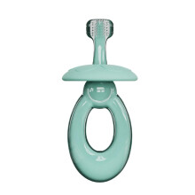 Silicone Baby Toothbrush with Soft Brush Head, 3D TripleSided Design for Toddler Oral Training