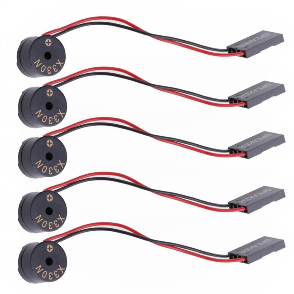5Pcs Pc Case Buzzer Mini Speaker For Motherboard Loud Alert Tone Clear Sound Durable 9455672101387