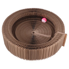 Tapis à gratter rond pour chat, pliable, 26x28 cm