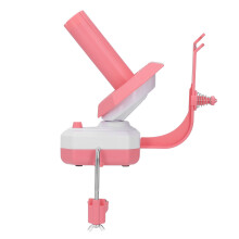 Elektrischer Garndrehwinder mit wiederverwendbarem Kuchenverteiler – rosa Nähhilfe
