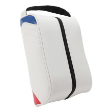 Sac porte-chaussures en cuir PU blanc, résistant à l'eau