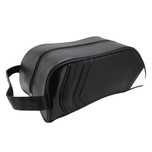 PU-Leder-Schuhbeutel mit Griff – Tragbar, stilvolles schwarzes Design