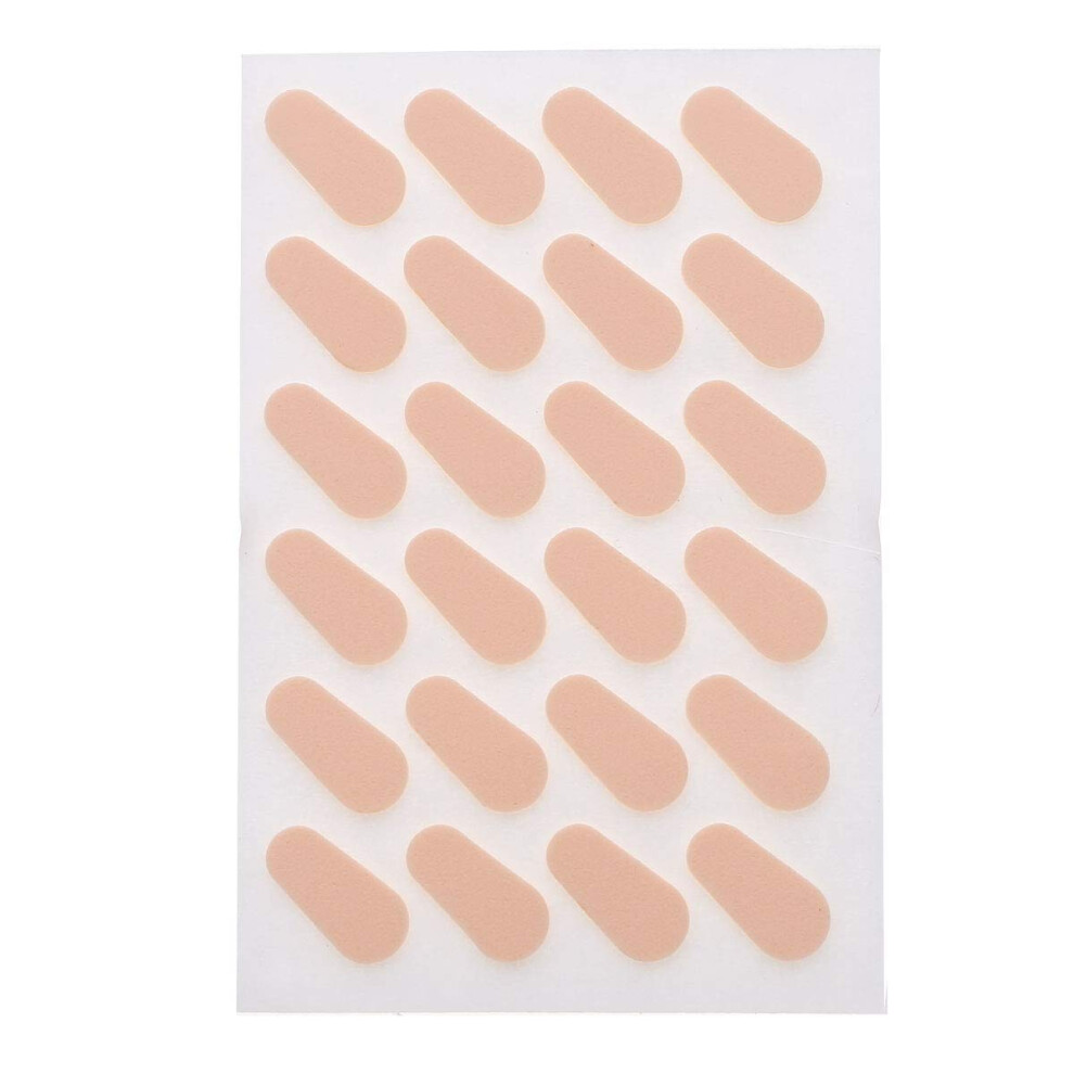 Soft Foam Adhesive Eyeglass Nose Pads AntiSlip Skin Color 12 Pairs for Glasses Sunglasses