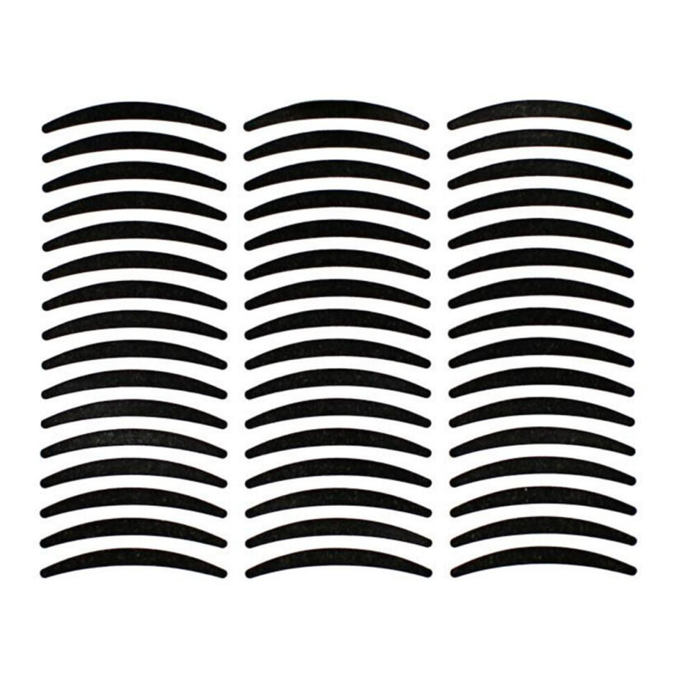 Black Archshaped Eyelid Tape 288 Pcs For Invisible Crease Enhancement And Longlasting Makeup