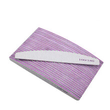 Nail Files 10PCS 100/180 Grit Professional Double Sided Curved Emory Boards for Acrylic Nails