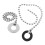 2Pcs Versatile Cymbal Extension Chains for Snare Drum Jazz Accessories 10
