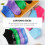 6Paires Coton Colorées Antidérapantes 5