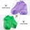 6Paires Coton Colorées Antidérapantes 6